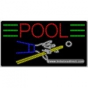 Pool LED Sign (17" x 32" x 1")