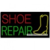 Shoe Repair LED Sign (17" x 32" x 1")