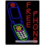 Free Phone LED Sign (26