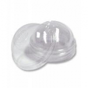 Bag of Karat PET Dome Lids (fits 14, 16, 20, 24 oz PET cups) - 50 Dome Lids