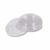 Bag of Karat PET Flat Lids (fits 14, 16, 20, 24 oz PET cups) - 50 Flat Lids