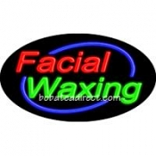 Facial Waxing Flashing Neon Sign (17