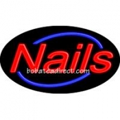 Nails Flashing Neon Sign (17