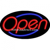 OPEN Flashing Neon Sign (17