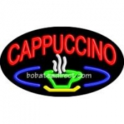 Cappuccino, Logo Flashing Neon Sign (17