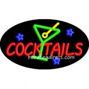 Cocktails Flashing Neon Sign (17
