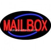 MailBox Flashing Neon Sign (17" x 30" x 3")