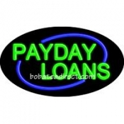 Payday Loans Flashing Neon Sign (17