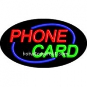 Phone Card Flashing Neon Sign (17