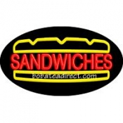 Sandwiches Flashing Neon Sign (17