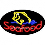 Seafood Flashing Neon Sign (17