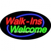 Walk-Ins Welcome Flashing Neon Sign (17