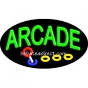 Arcade Flashing Neon Sign (17" x 30" x 3")
