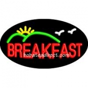 Breakfast Flashing Neon Sign (17