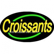 Croissants Flashing Neon Sign (17