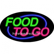 Food To Go Flashing Neon Sign (17