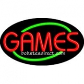 Games Flashing Neon Sign (17" x 30" x 3")