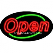 Open Flashing Neon Sign (17" x 30" x 3")