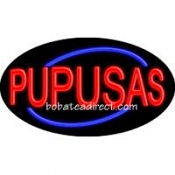 Pupusas Flashing Neon Sign (17