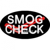 Smog Checks Flashing Neon Sign (17