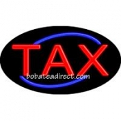 Tax Flashing Neon Sign (17