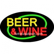 Beer & Wine Flashing Neon Sign (17
