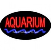 Aquarium Flashing Neon Sign (17" x 30" x 3")