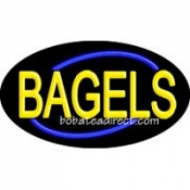 Bagels Flashing Neon Sign (17