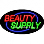 Beauty Supply Flashing Neon Sign (17