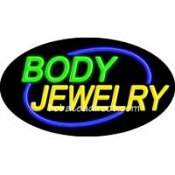 Body Jewelry Flashing Neon Sign (17