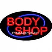 Body Shop Flashing Neon Sign (17