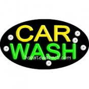 Car Wash Flashing Neon Sign (17
