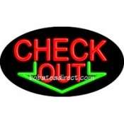 Check Out Flashing Neon Sign (17