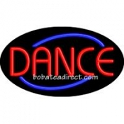 Dance Flashing Neon Sign (17" x 30" x 3")