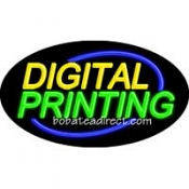 Digital Printing Flashing Neon Sign (17