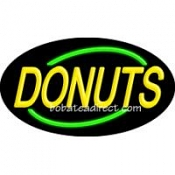 Donuts Flashing Neon Sign (17
