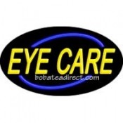 Eye Care Flashing Neon Sign (17" x 30" x 3")