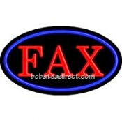 Fax Flashing Neon Sign (17