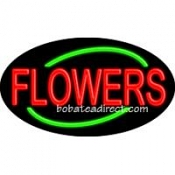 Flowers Flashing Neon Sign (17