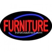 Furniture Flashing Neon Sign (17" x 30" x 3")