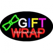 Gift Wrap Flashing Neon Sign (17