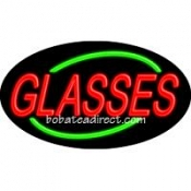 Glasses Flashing Neon Sign (17