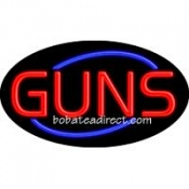 Guns  Flashing Neon Sign (17