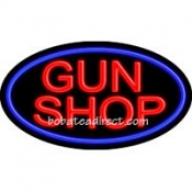 Gun Shop Flashing Neon Sign (17