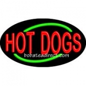 Hot Dogs Flashing Neon Sign (17