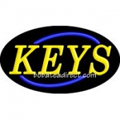 Keys Flashing Neon Sign (17