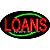 Loans Flashing Neon Sign (17