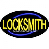 Locksmith Flashing Neon Sign (17