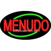 Menudo Flashing Neon Sign (17