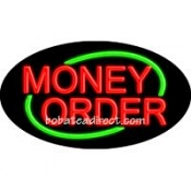 Money Order Flashing Neon Sign (17